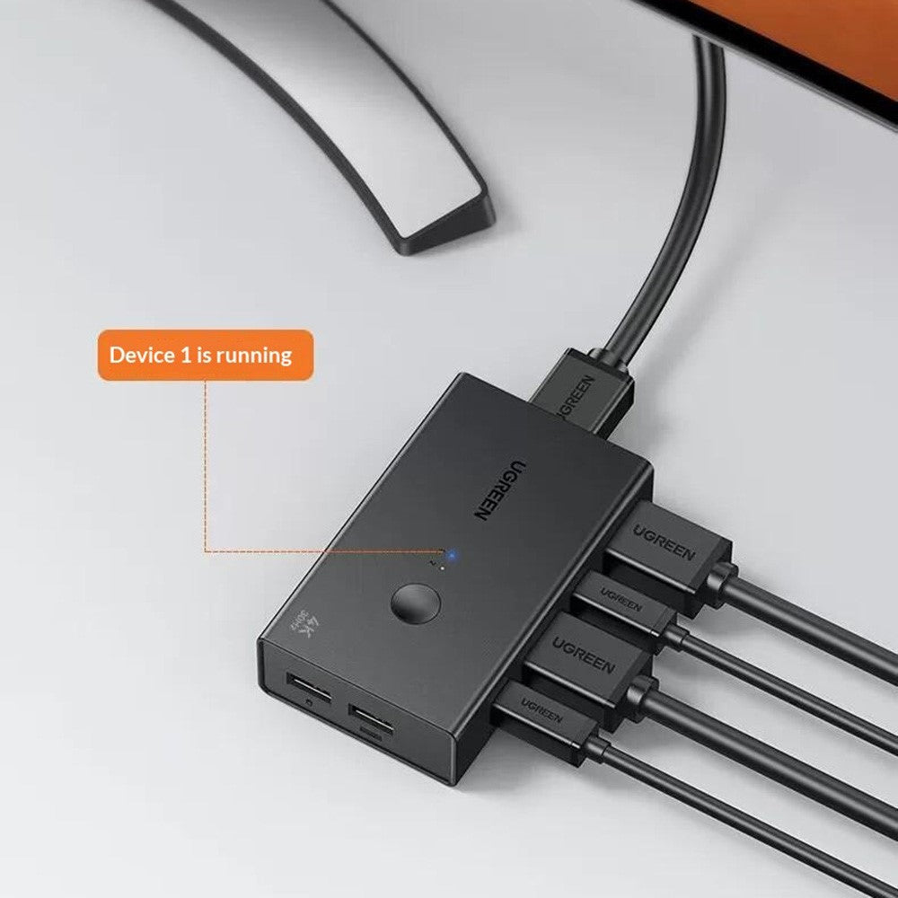 A monitor showing Windows, macOS and Linux logos, captioned multi-system driver-free plug and play