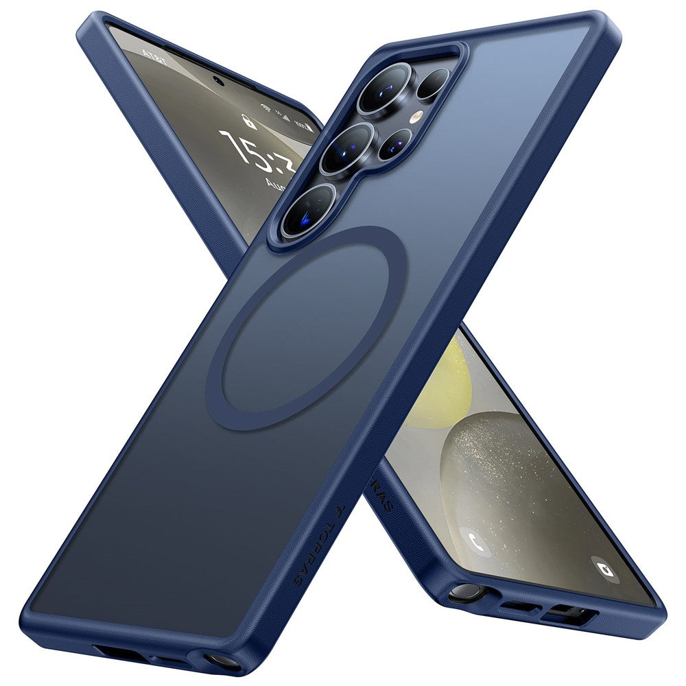 TORRAS Guardian-Mag Series For Samsung Galaxy S25 Ultra Magnetic Case Skin-Touch Matte PC + TPU Phone Cover