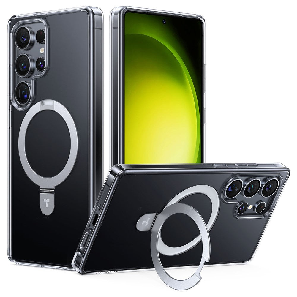 TORRAS Ostand Q1 Guardian Series for Samsung Galaxy S25 Ultra Magnetic Case Kickstand TPU+PC Phone Cover