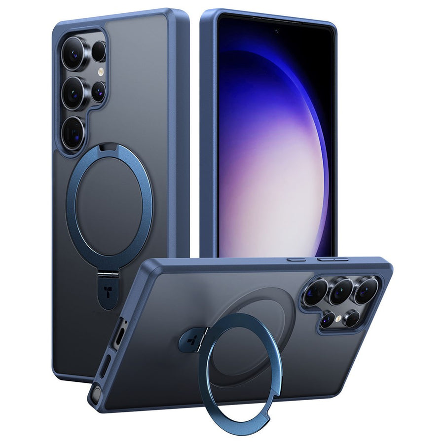 TORRAS Ostand Q1 Guardian Series for Samsung Galaxy S25 Ultra Magnetic Case Kickstand TPU+PC Phone Cover