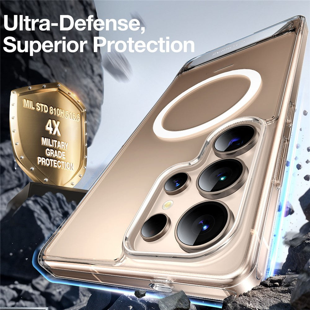 TORRAS Ostand L1 Series For Samsung Galaxy S25 Ultra Magnetic Case Kickstand TPU+PC Phone Cover