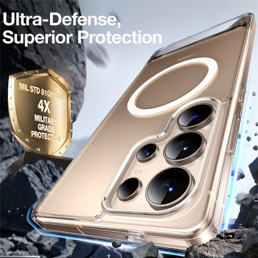 TORRAS Ostand L1 Series For Samsung Galaxy S25 Ultra Magnetic Case Kickstand TPU+PC Phone Cover