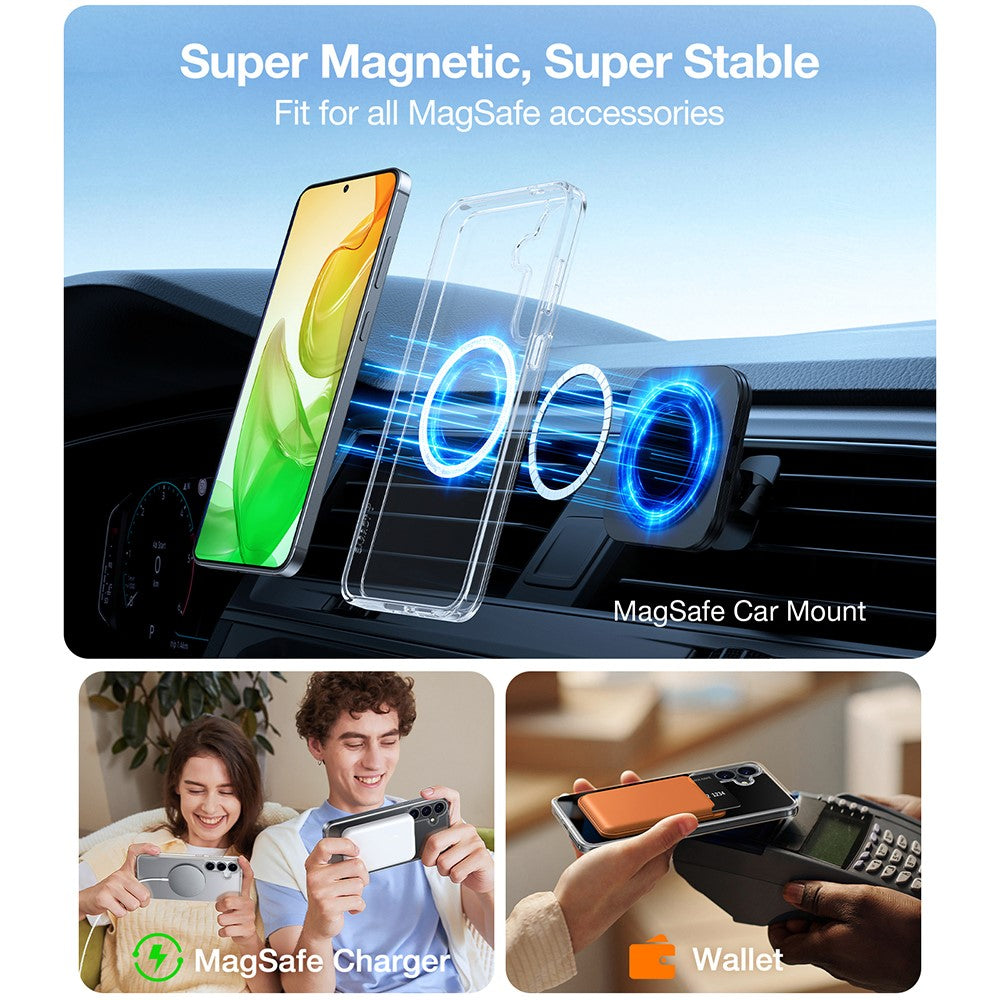 TORRAS Guardian-Mag Series For Samsung Galaxy S25 Magnetic Case TPU Phone Cover