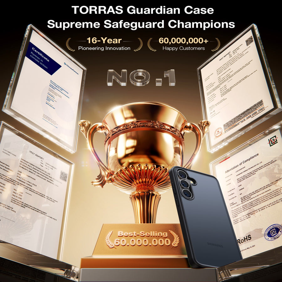 TORRAS For Samsung Galaxy S26+ Case  Skin-Touch Matte PC+TPU Phone Cover with Interchangeable 3 Colors Buttons