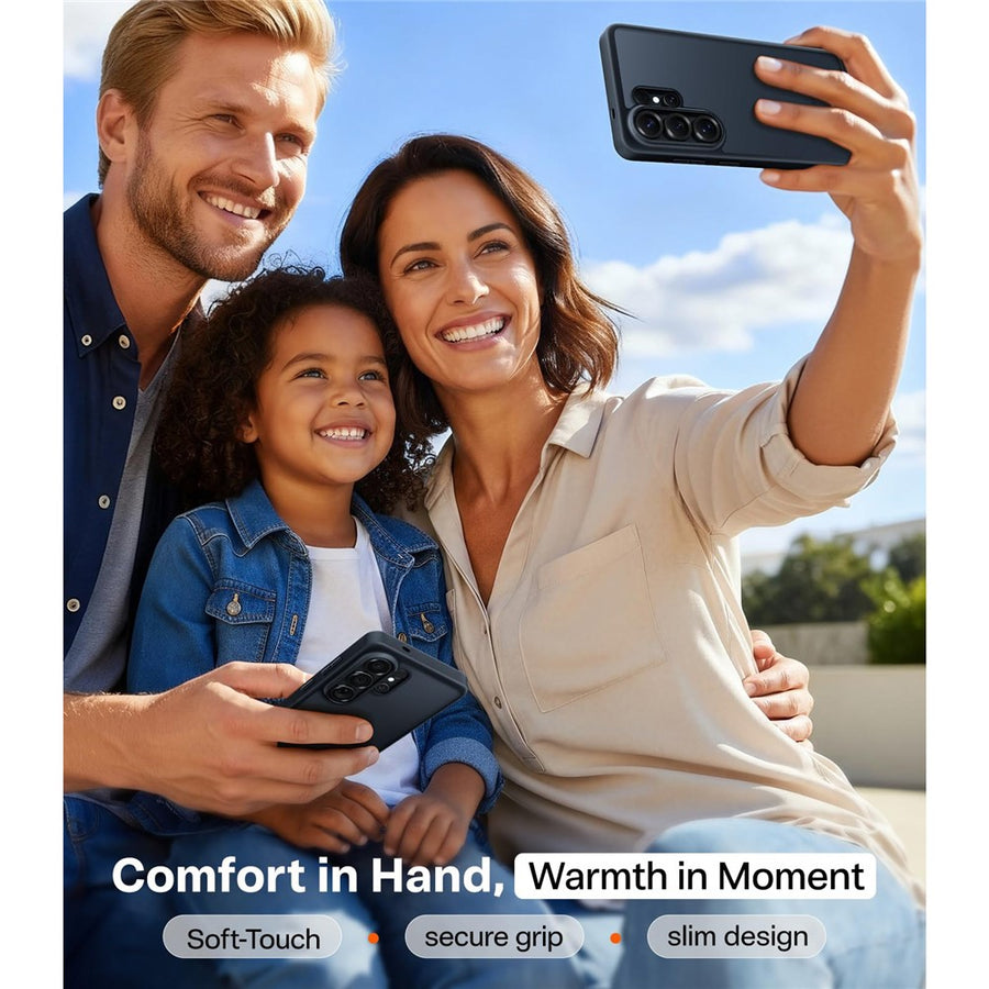 TORRAS For Samsung Galaxy S26 Ultra Case  Skin-Touch Matte PC+TPU Phone Cover with Interchangeable 3 Colors Buttons