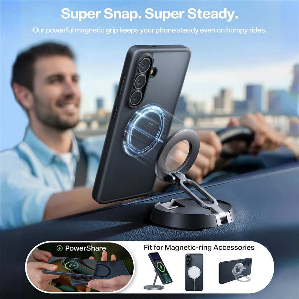 TORRAS For Samsung Galaxy S26  Guardian-Mag Series Magnetic Case Skin-Touch Matte PC + TPU Phone Cover