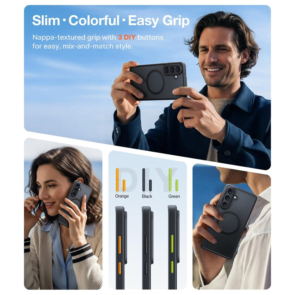 TORRAS For Samsung Galaxy S26  Guardian-Mag Series Magnetic Case Skin-Touch Matte PC + TPU Phone Cover