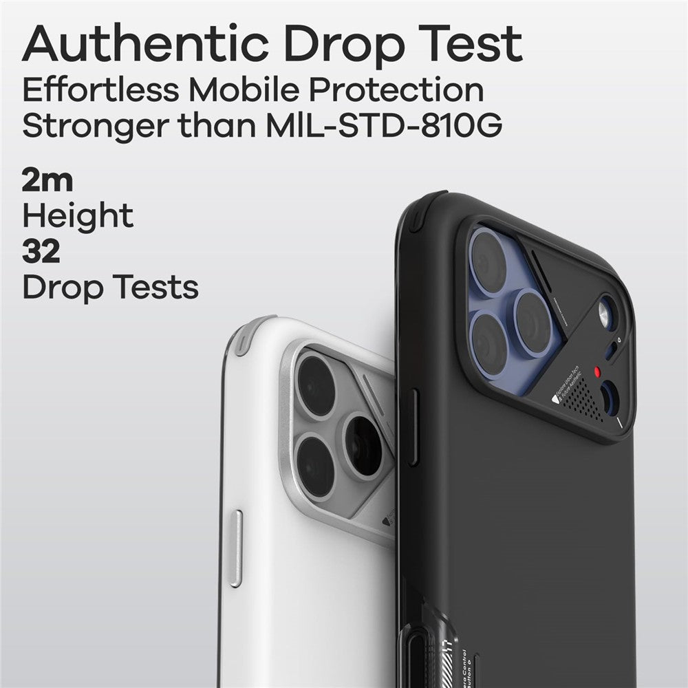 Aulumu A17 Slim Shockproof Case for iPhone 17 Series | Aluminium Camera Frame