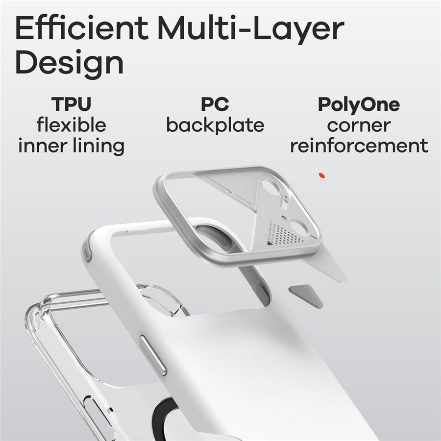 Aulumu A17 Slim Shockproof Case for iPhone 17 Series | Aluminium Camera Frame