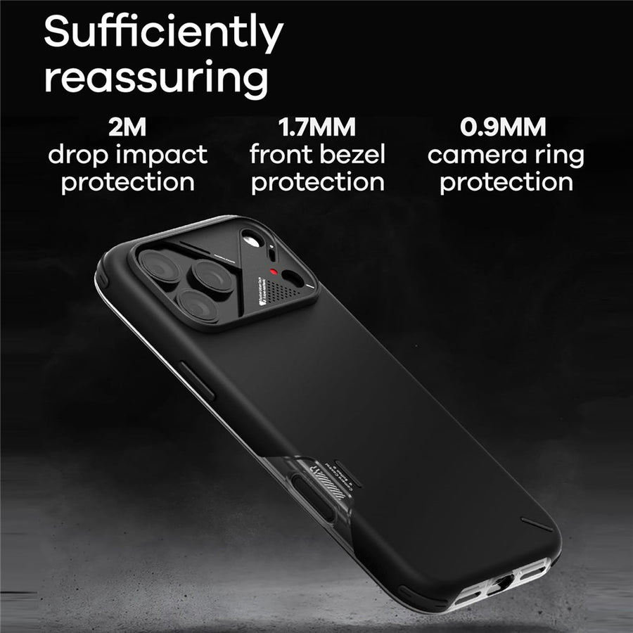 Aulumu A17 Slim Shockproof Case for iPhone 17 Series | Aluminium Camera Frame