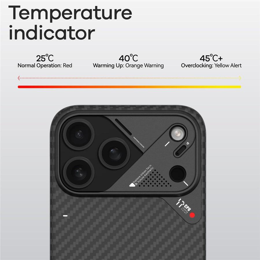 Aulumu A17 Aramid Fiber Case for iPhone 17 Series | Ultra Slim, Real Cooling