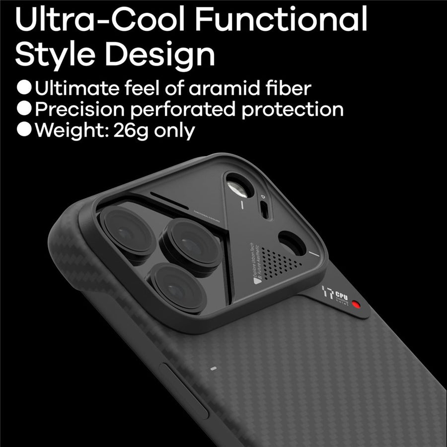 Aulumu A17 Aramid Fiber Case for iPhone 17 Series | Ultra Slim, Real Cooling