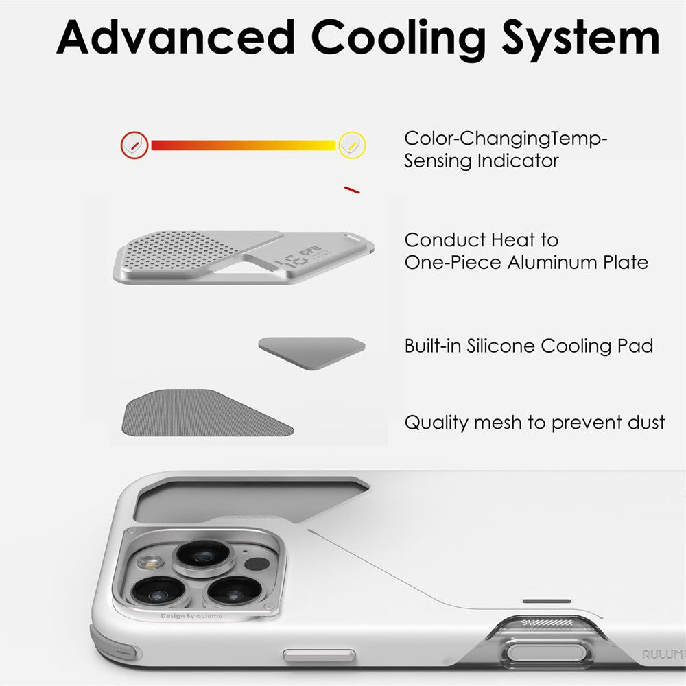Aulumu A16 Slim Shockproof Case for iPhone 16 Pro Max | Aluminium Camera Frame