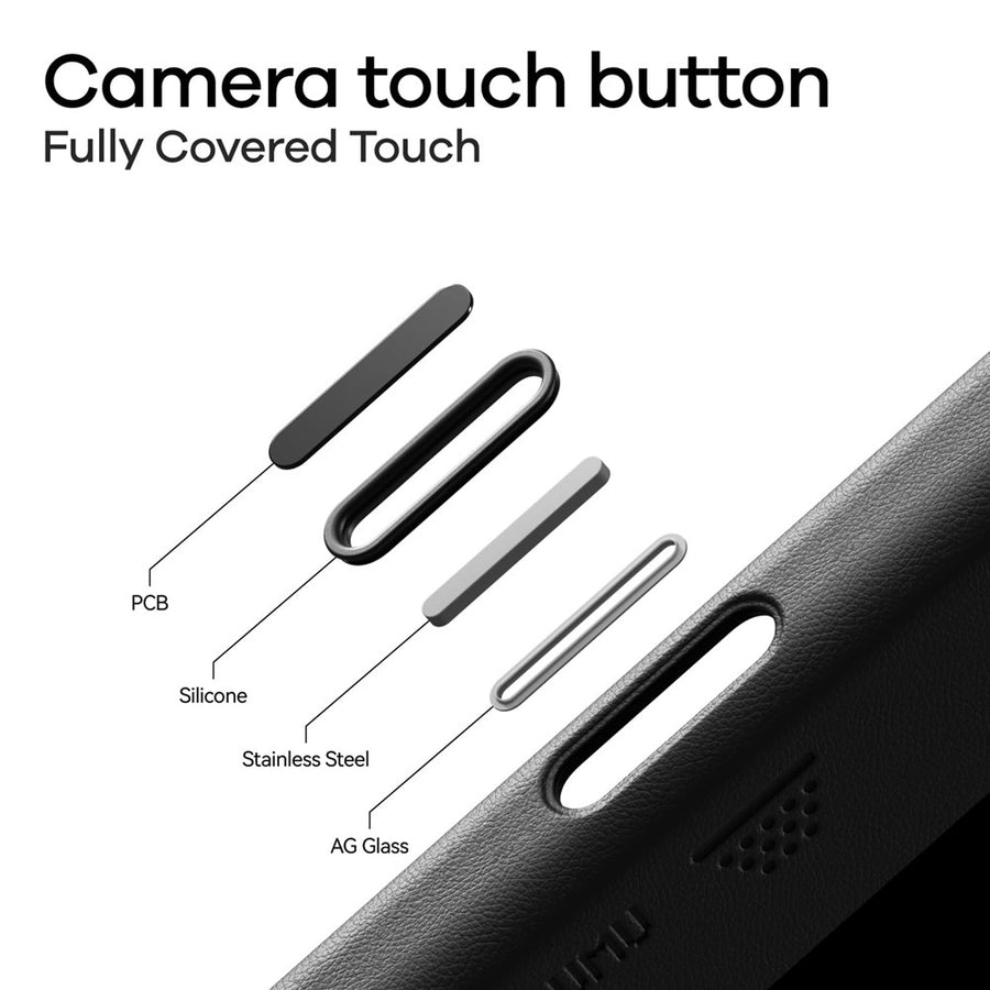 Aulumu A17 Vegan Leather Case for iPhone 17 Series | MagSafe