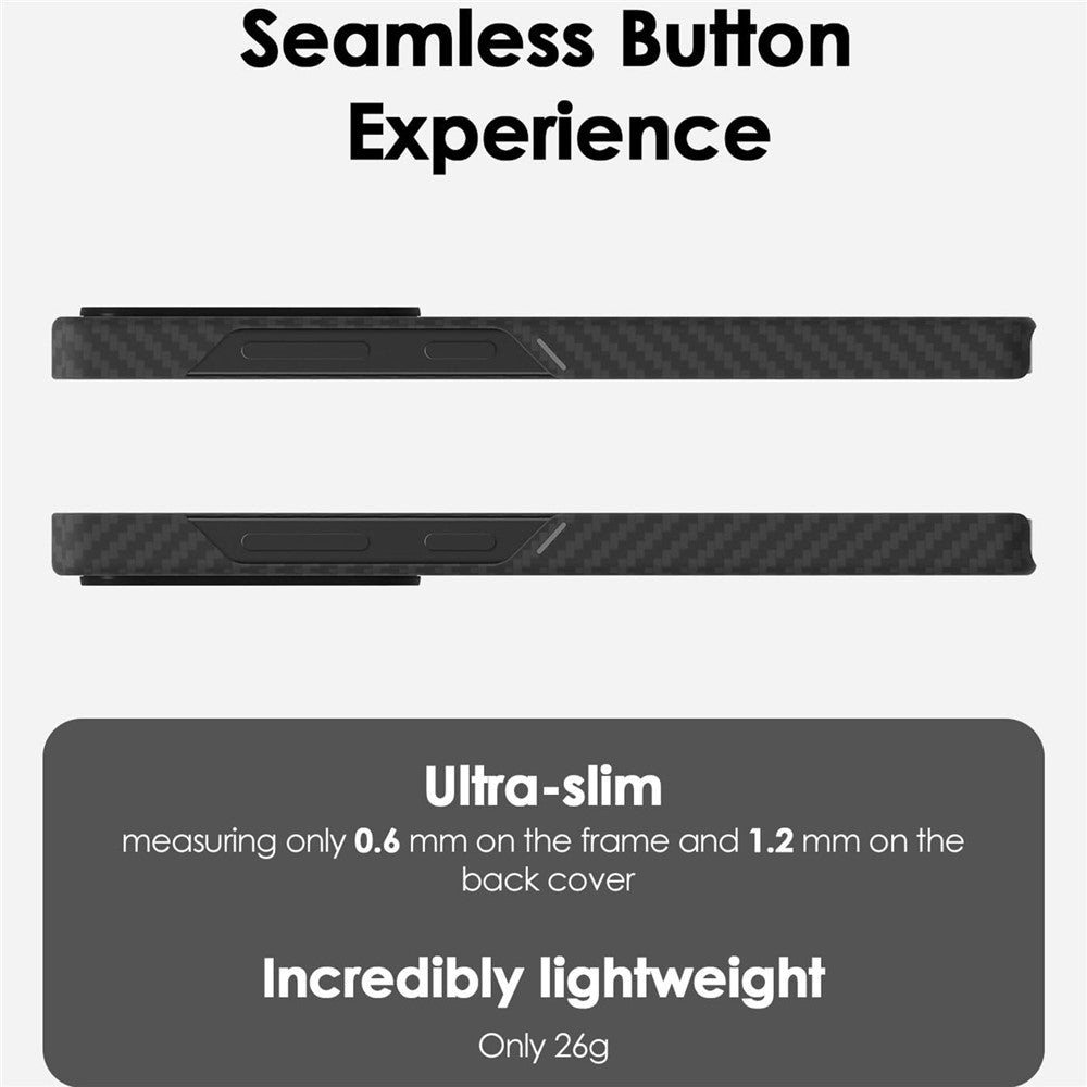 Aulumu S26U Aramid Fiber Case for Galaxy S26 Ultra | Ultra Slim, Real Cooling