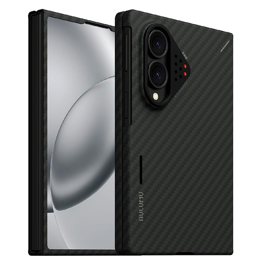 AULUMU For Samsung Galaxy Z Fold8 Aramid Fiber Case Urta Thin Phone Cover with Real-Time Temperature Monitoring