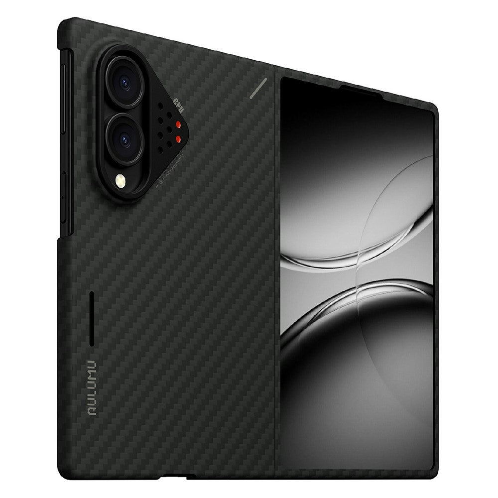 AULUMU For Samsung Galaxy Z Fold8 Aramid Fiber Case Urta Thin Phone Cover with Real-Time Temperature Monitoring