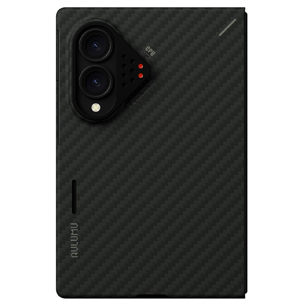 AULUMU For Samsung Galaxy Z Fold8 Aramid Fiber Case Urta Thin Phone Cover with Real-Time Temperature Monitoring