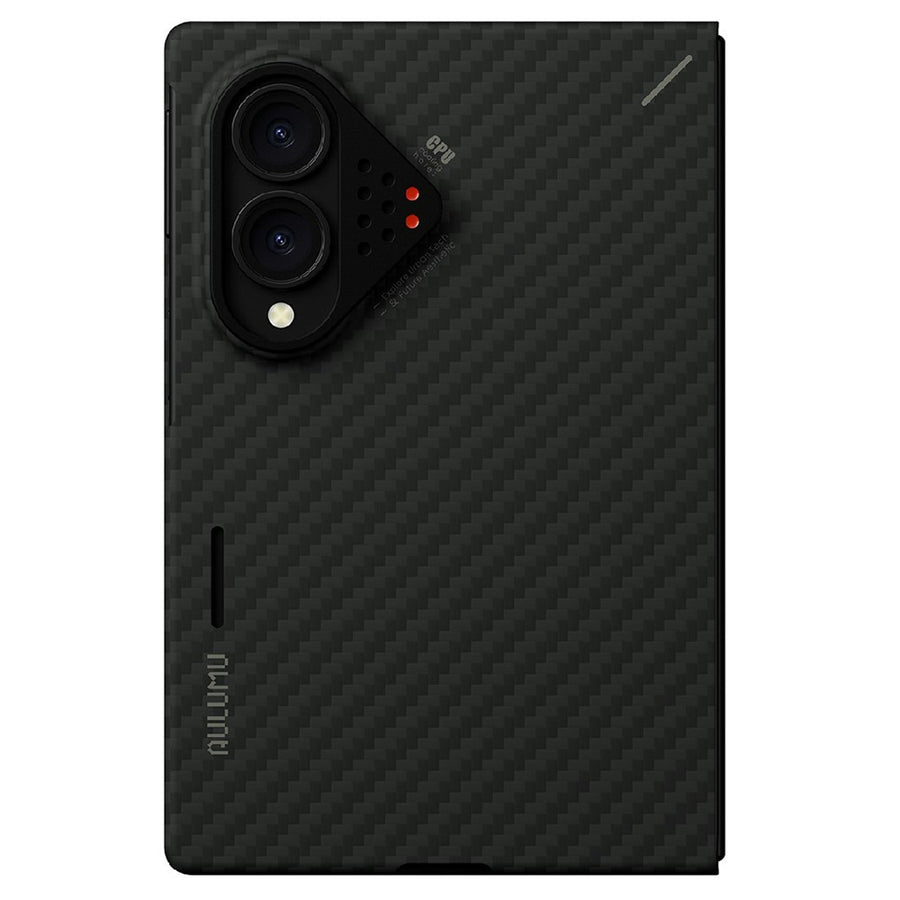 AULUMU For Samsung Galaxy Z Fold8 Aramid Fiber Case Urta Thin Phone Cover with Real-Time Temperature Monitoring