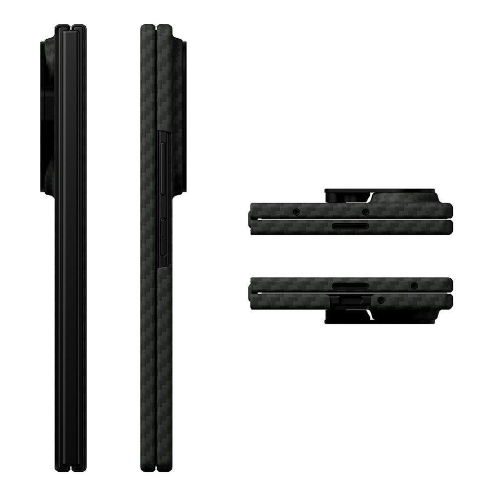 AULUMU For Samsung Galaxy Z Fold8 Ultra Aramid Fiber Case Urta Thin Phone Cover with Real-Time Temperature Monitoring