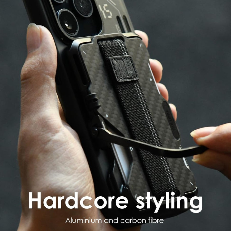 Aulumu G03 Multi-Tool Magnetic Metal Wallet | Carbon Fiber Cover