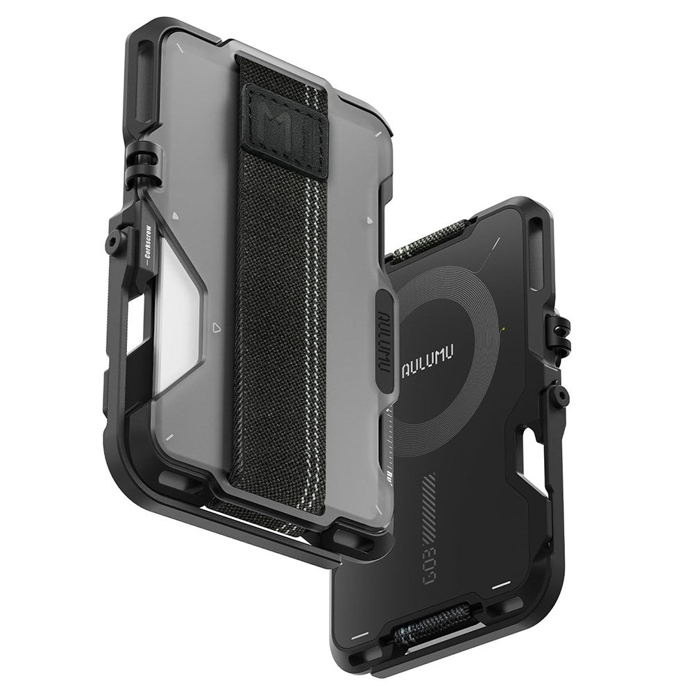 Aulumu G03 Multi-Tool Magnetic Metal Wallet | Frosted Cover