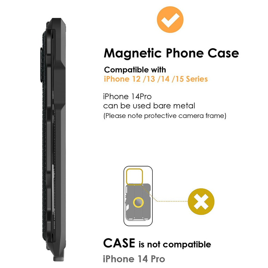 Aulumu G03 Multi-Tool Magnetic Metal Wallet | Frosted Cover