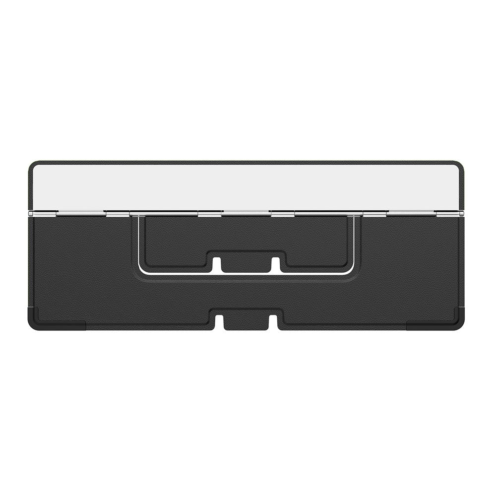 NILLKIN Dual Wing laptop stand folded flat, showing the black support panel against the lighter adhesive backing strip