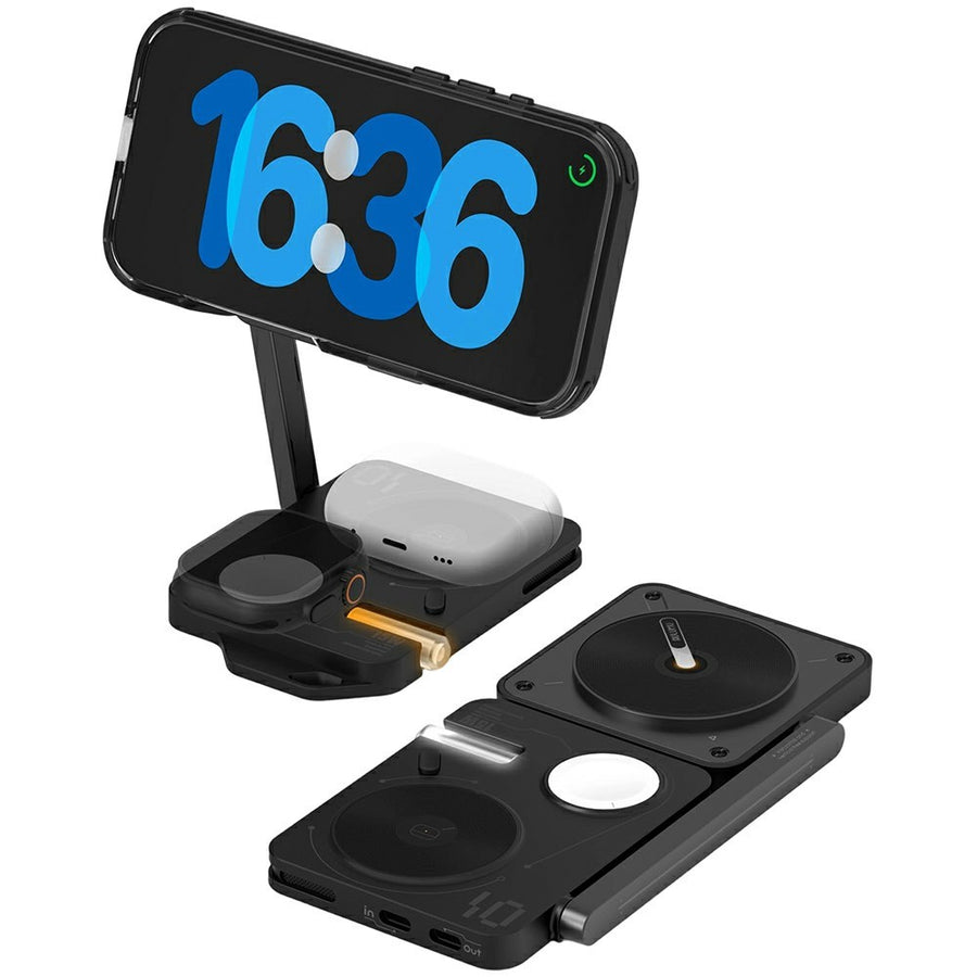 Aulumu M01 4-in-1 Folding Wireless Charging Station & Pad | Qi2