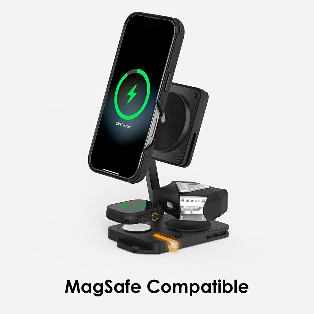 Aulumu M01 4-in-1 Folding Wireless Charging Station & Pad | Qi2