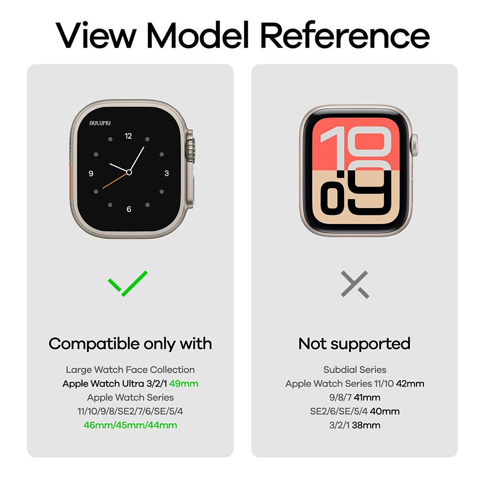 Aulumu C03 Titanium Mag Buckle Quick-Release Band for Apple Watch