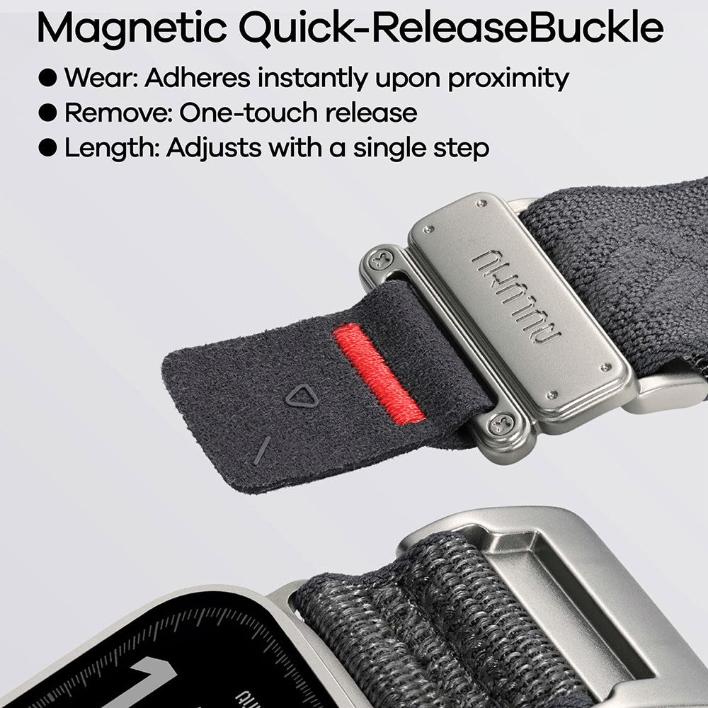 Aulumu C03 Titanium Mag Buckle Quick-Release Band for Apple Watch