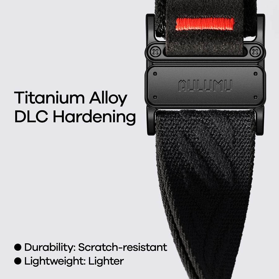 Aulumu C03 Titanium Mag Buckle Quick-Release Band for Apple Watch